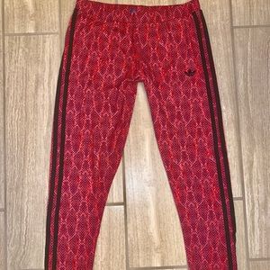 Adidas snake skin pink leggings